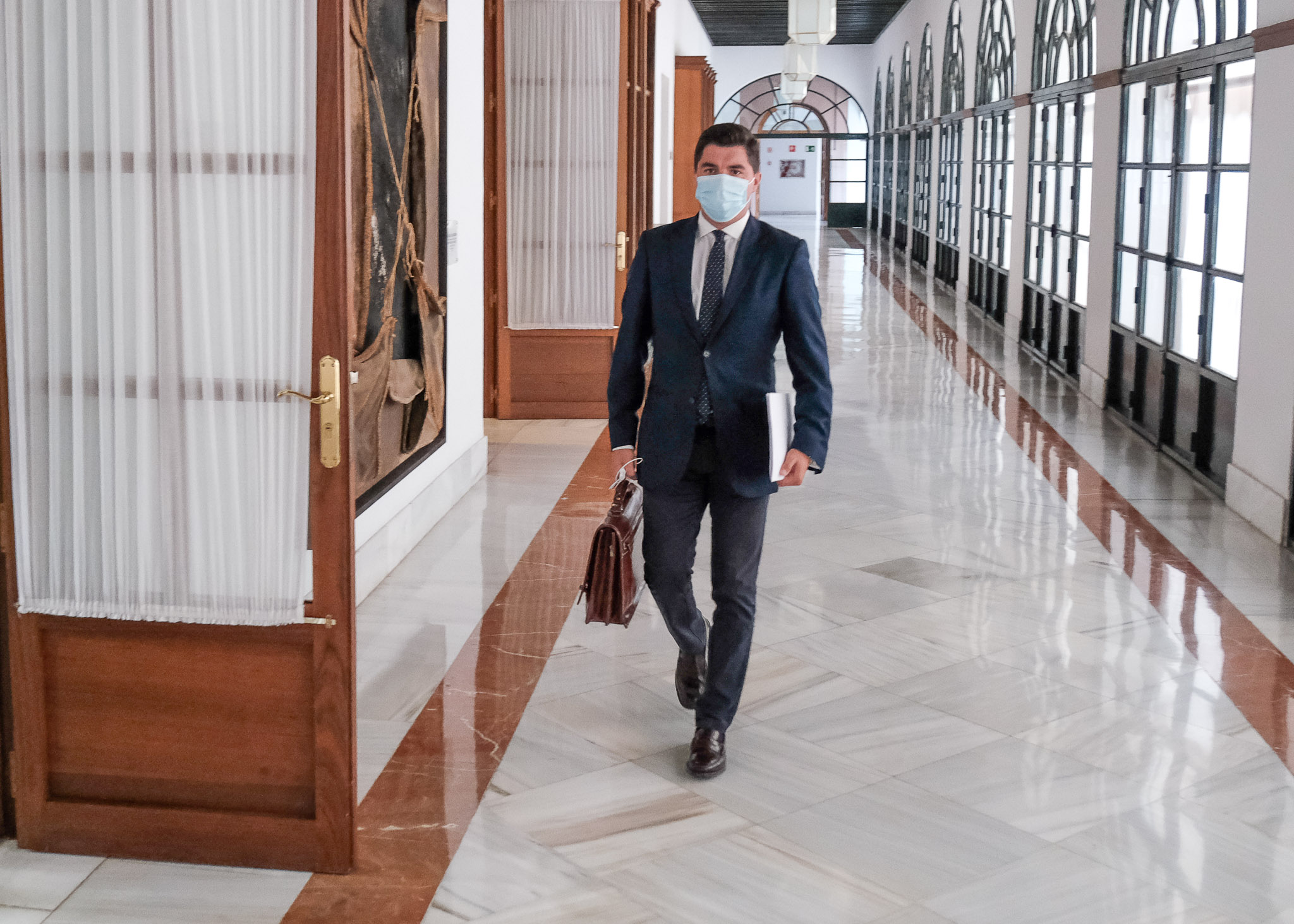 El presidente de la Comisin de Investigacin, Enrique Moreno

 