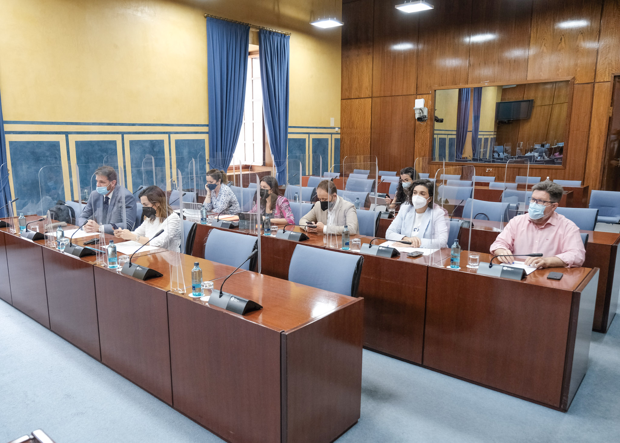 Los diputados de la Comisin de Investigacin Fundacin Andaluza Fondo de Formacin y Empleo en la sesin de hoy

 