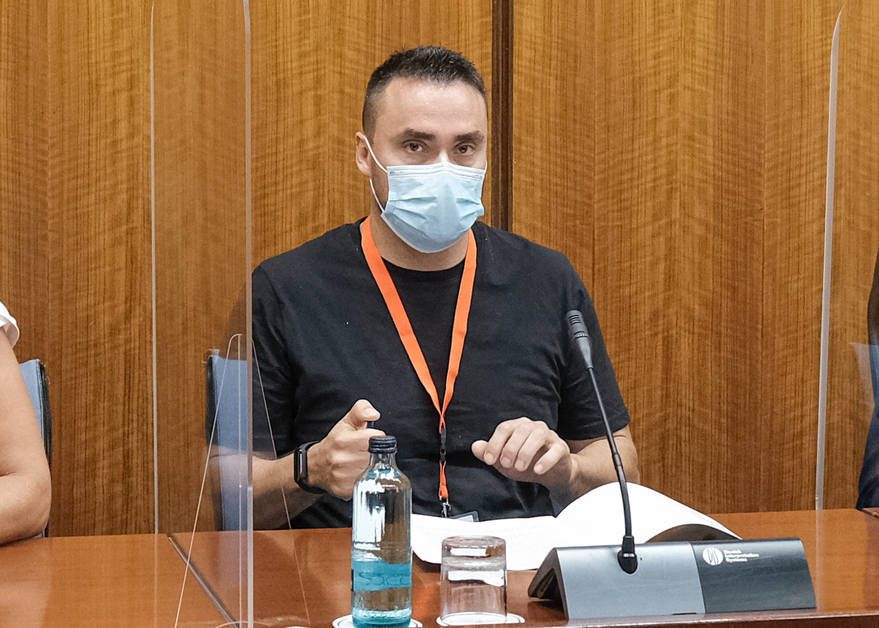 El secretario de organizacin de Unin de Sindicatos de Trabajadoras y Trabajadores en Andaluca (USTEA), Jorge Garca 