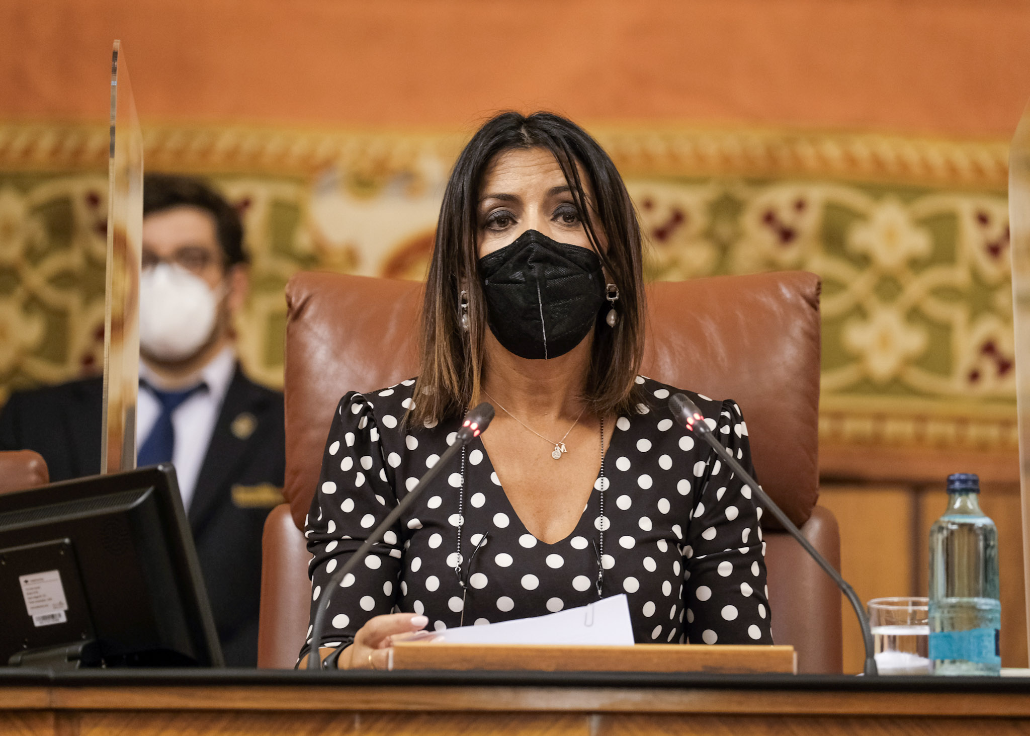 La presidenta del Parlamento de Andaluca, Marta Bosquet, inicia la sesin plenaria 
