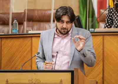 Ismael Snchez, del Grupo Unidas Podemos por Andaluca, expresa el parecer de su grupo 