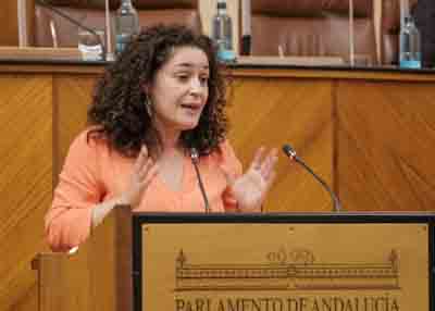  Inmaculada Nieto defiende la enmienda a la totalidad con propuesta de devolucin, presentada por Unidas Podemos por Andaluca, al Proyecto de Ley para la Sostenibilidad del Territorio de Andaluca