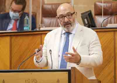  Por el Grupo Vox interviene el diputado Alejandro Hernndez en el debate de totalidad del Proyecto de Ley de Impulso para la Sostenibilidad del Territorio de Andaluca