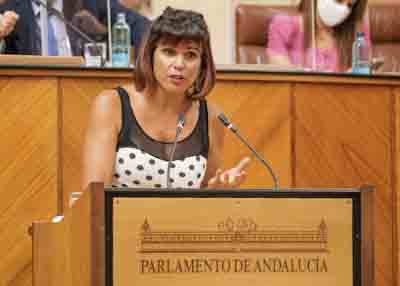 Teresa Rodrguez defiende en Pleno sus enmiendas al Proyecto de Ley de Reconocimiento de Autoridad del Profesorado