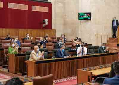  Aplausos tras la votacin del debate final del Proyecto de Ley de Reconocimiento de Autoridad del Profesorado