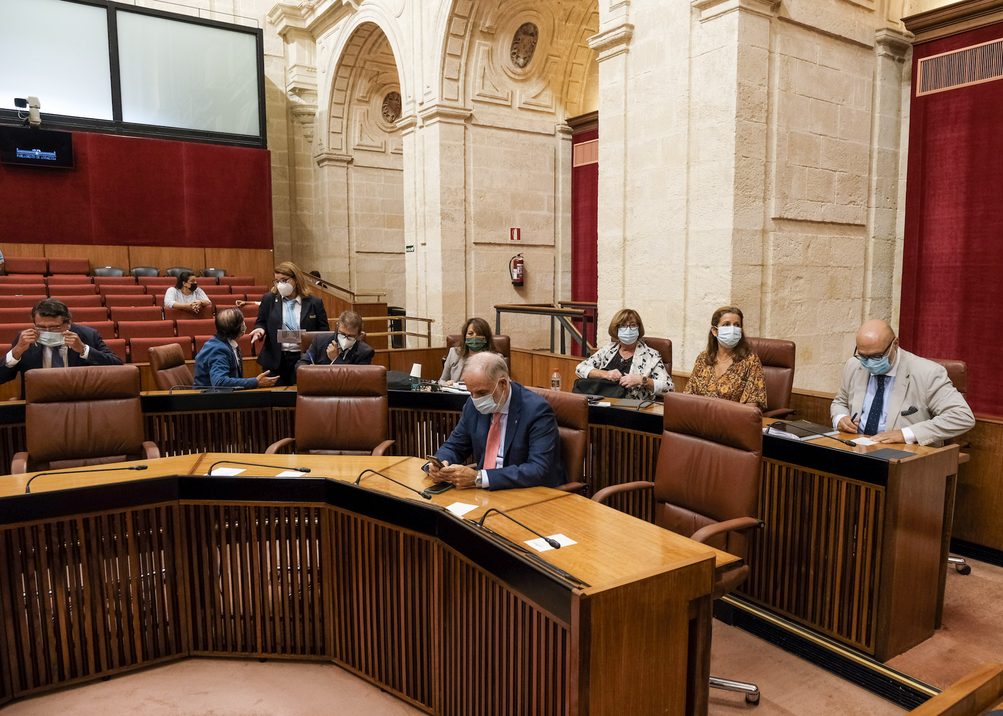 Los diputados del Grupo Vox en Andaluca  