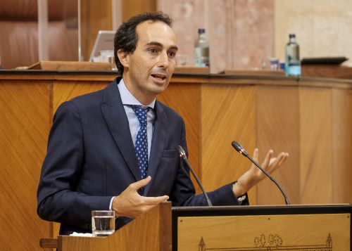 Miguel ngel Ruiz, interviene como portavoz del Grupo Popular en el debate sobre el comienzo del curso escolar en Andaluca