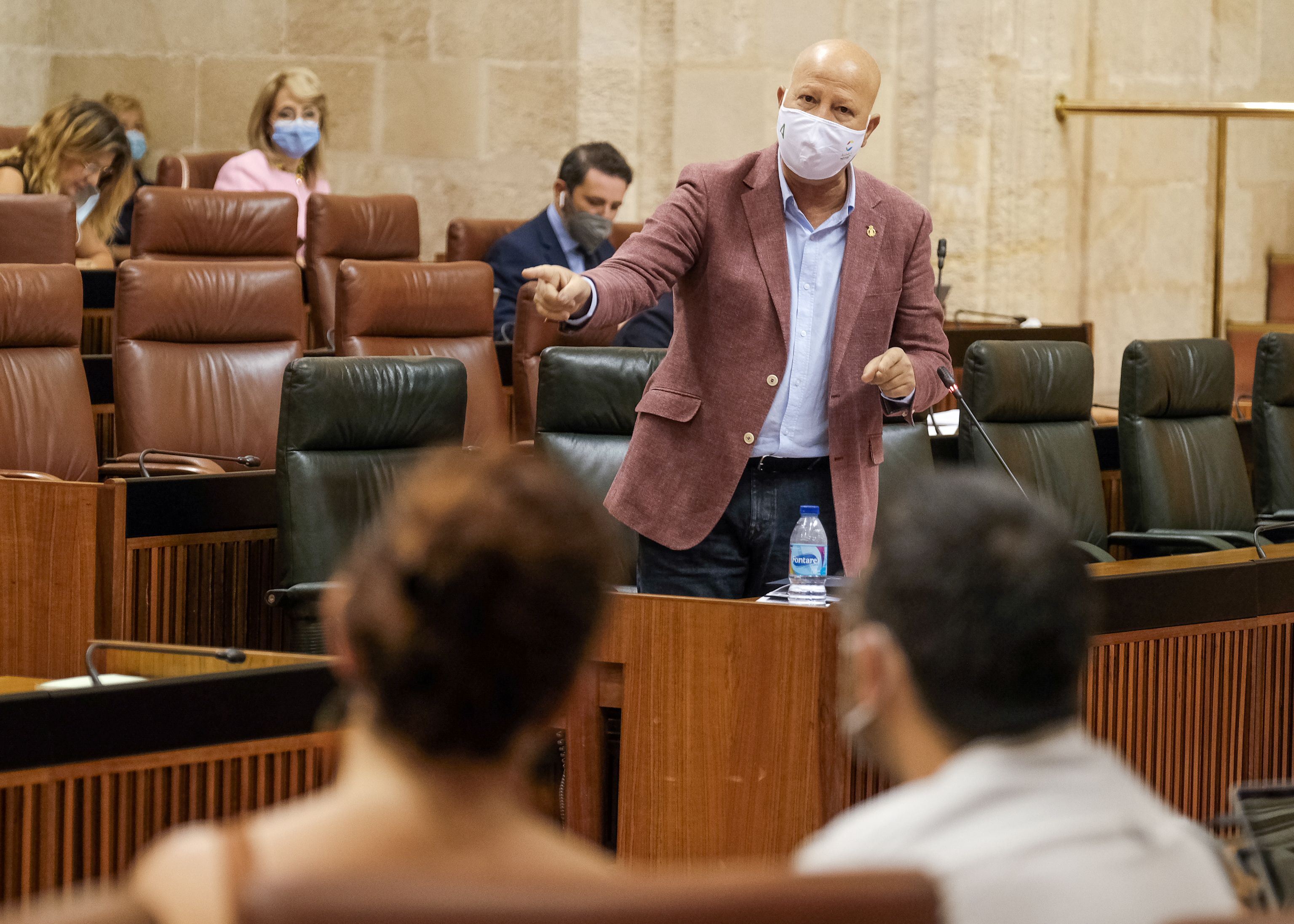 Javier Imbroda, consejero de Educacin y Deporte, responde a la cuestin formulada 