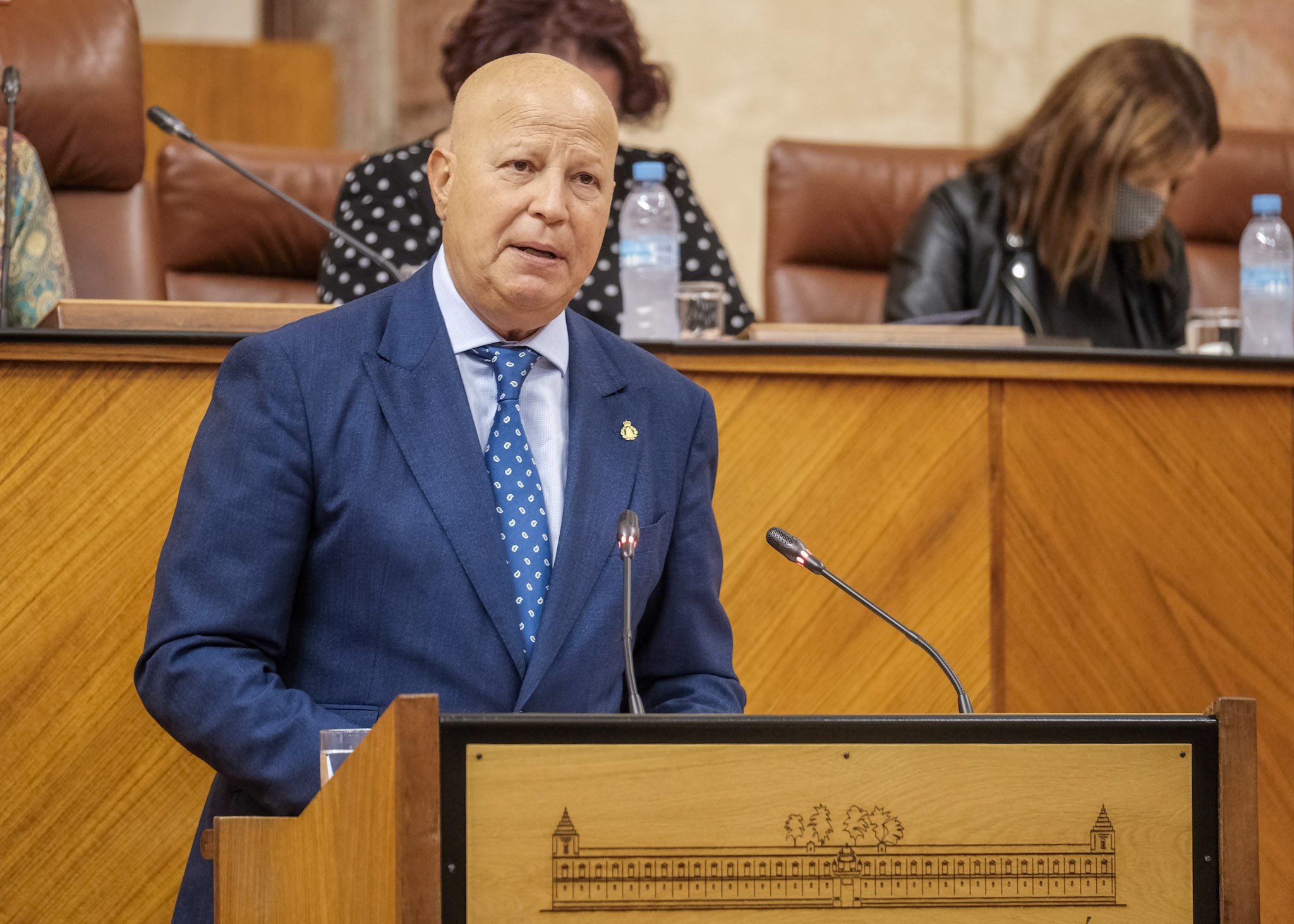  Javier Imbroda, consejero de Educacin y Deporte, interviene ante el Pleno