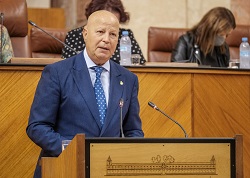  Javier Imbroda, consejero de Educacin y Deporte, interviene ante el Pleno