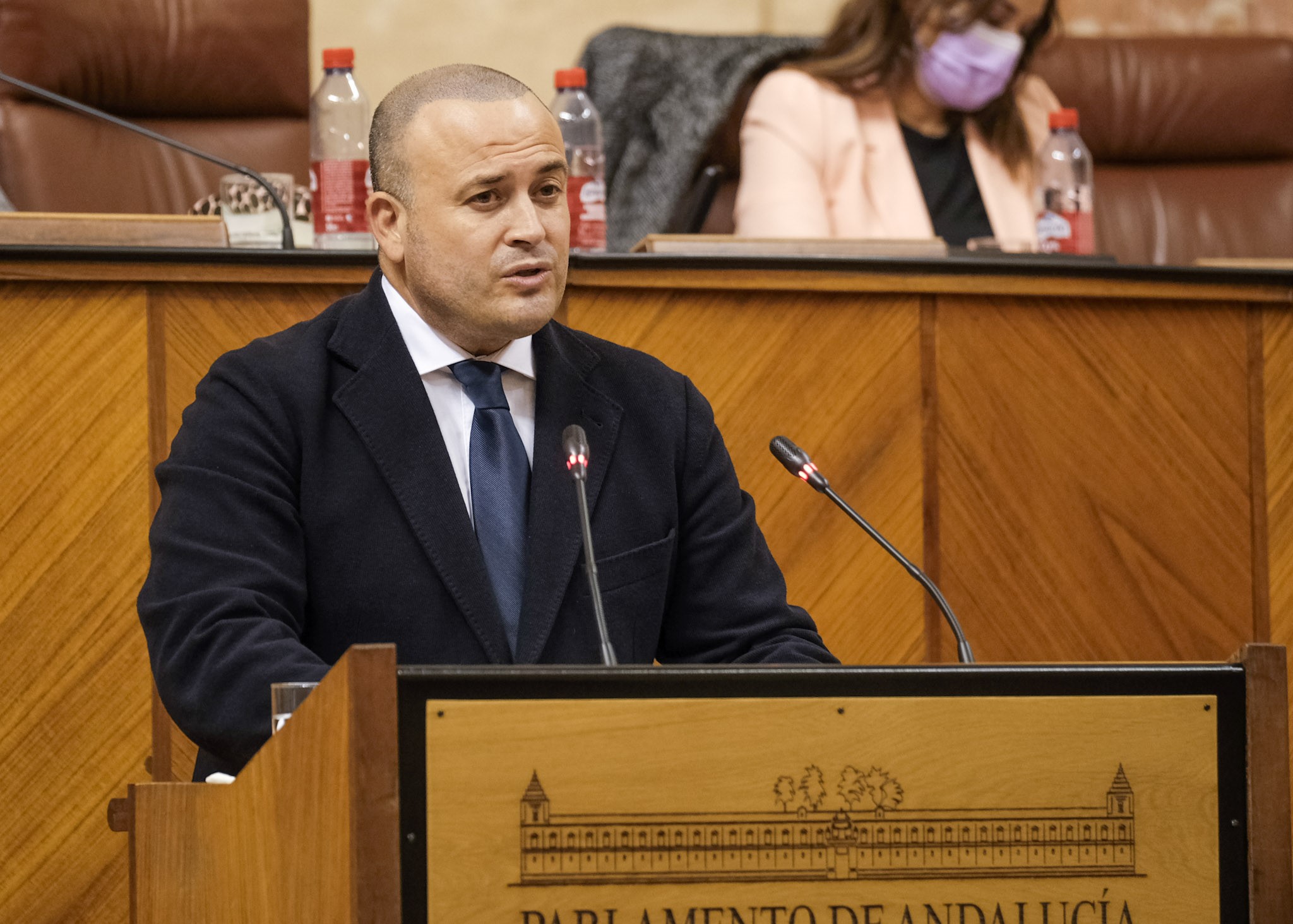  Julio Daz, portavoz adjunto del Grupo Ciudadanos, interviene en la presentacin de una proposicin no de ley relativa a defensa de los intereses de Andaluca