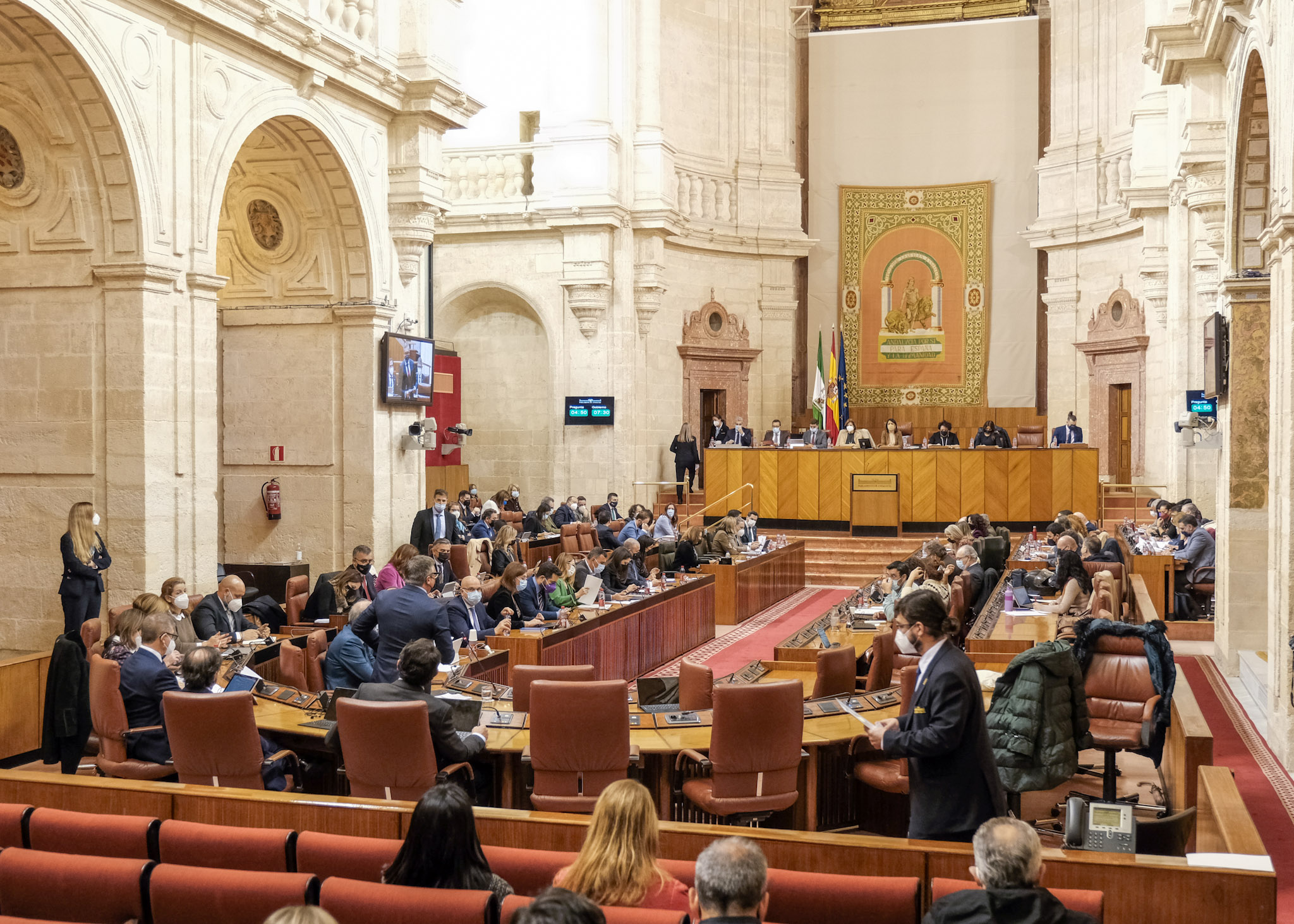  El Pleno del Parlamento al inicio de la sesin