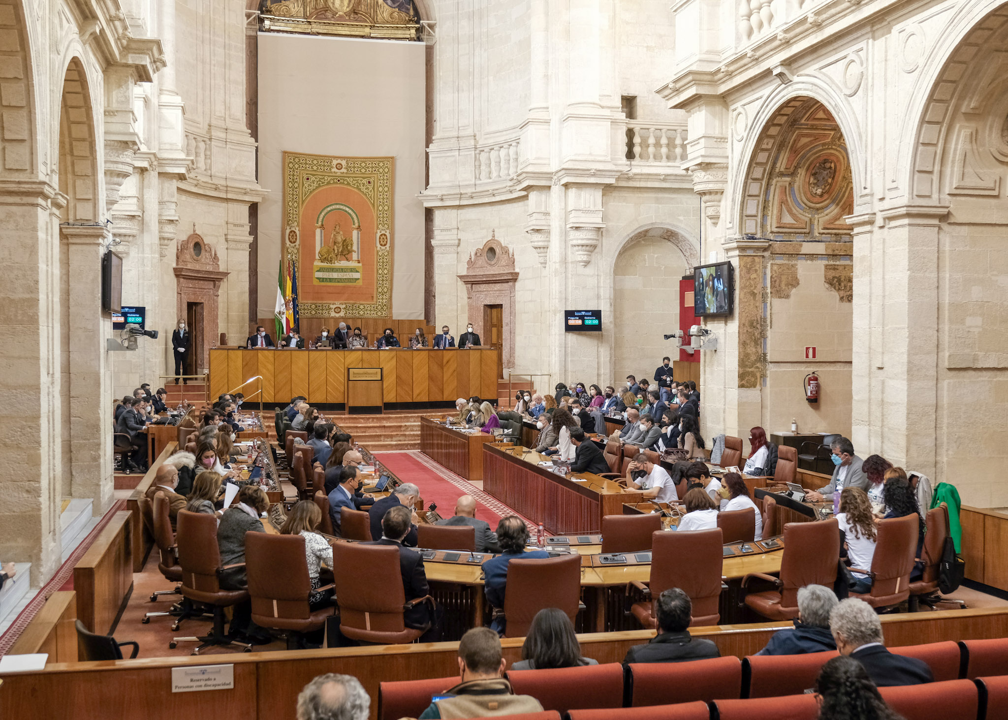  Vista general del Pleno al comienzo de la Sesi�n