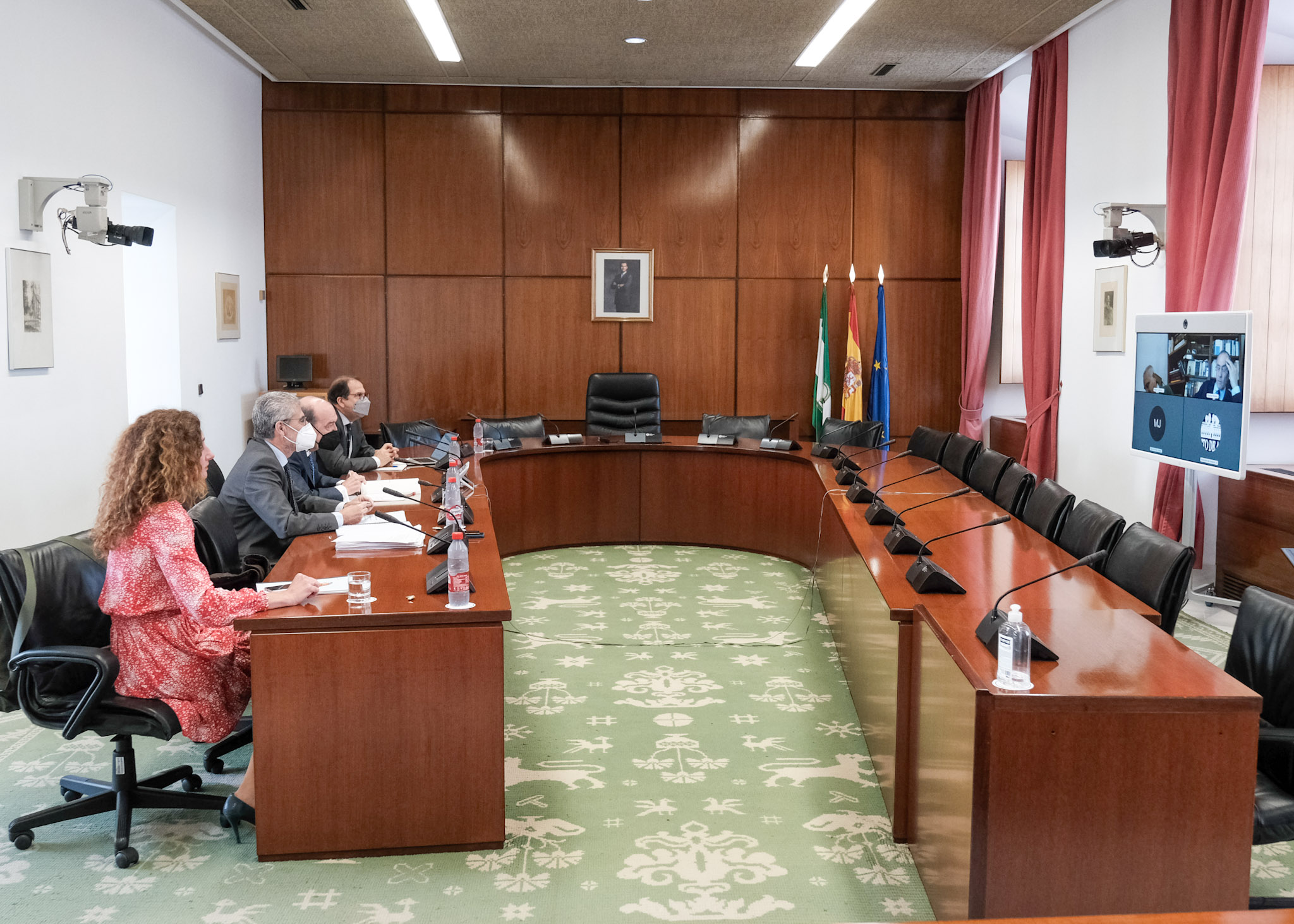Primera sesin de la Junta Electoral de Andaluca tras la convocatoria de elecciones