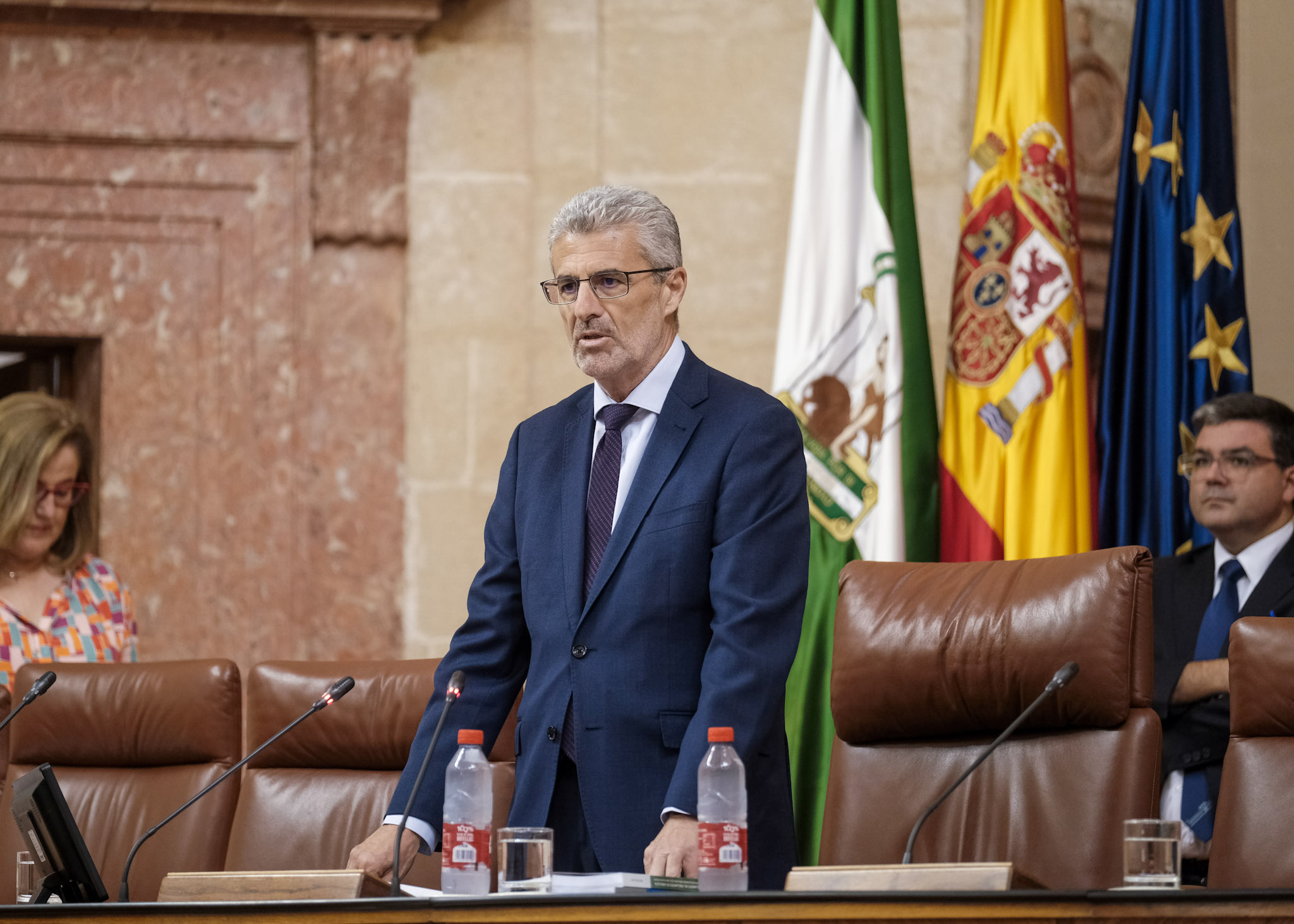  �ngel Marrero, Letrado Mayor del Parlamento de Andaluc�a, da inicio a la sesi�n constitutiva