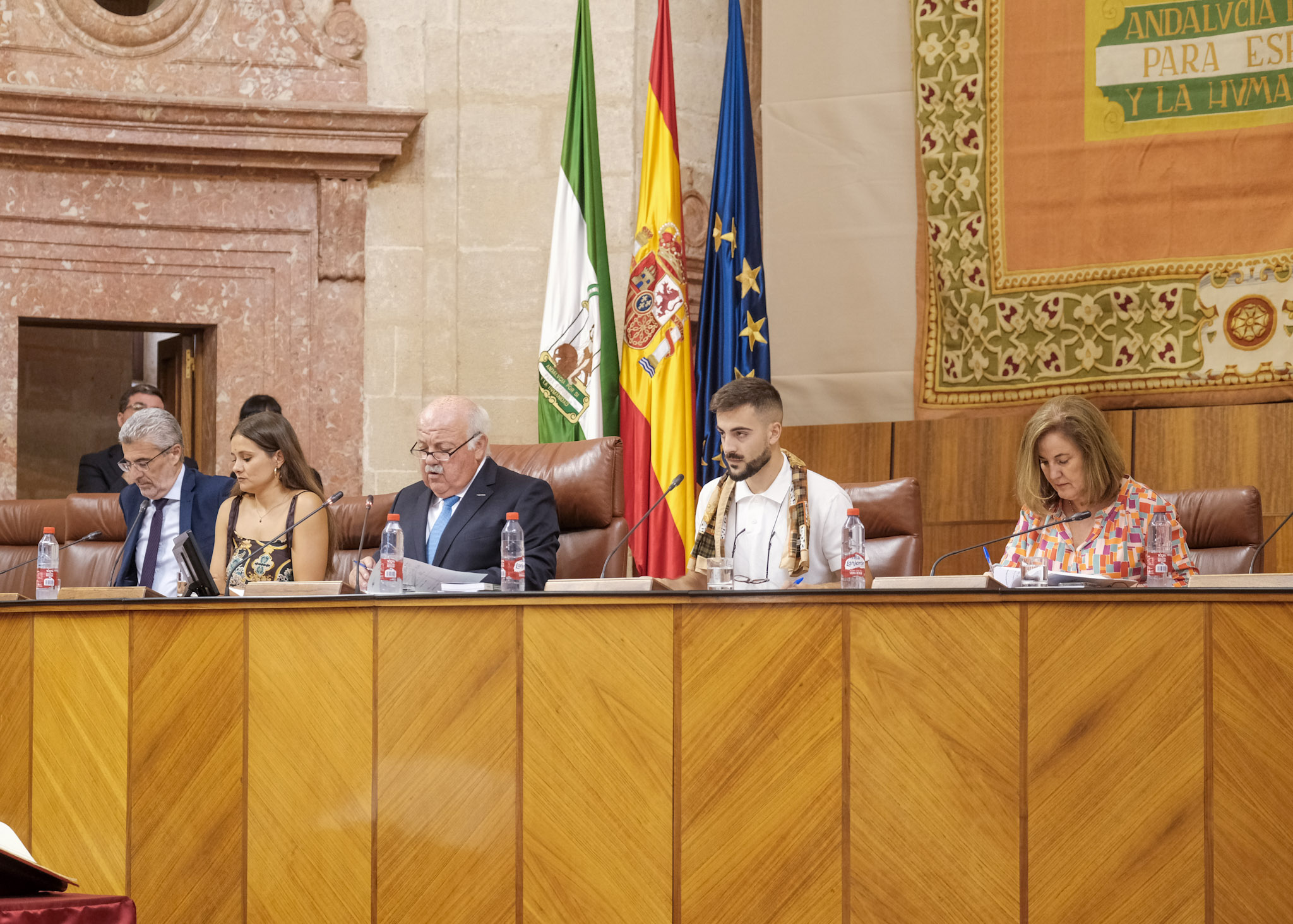    Mesa de edad de la sesi�n constitutiva de la XII Legislatura del Parlamento de Andaluc�a