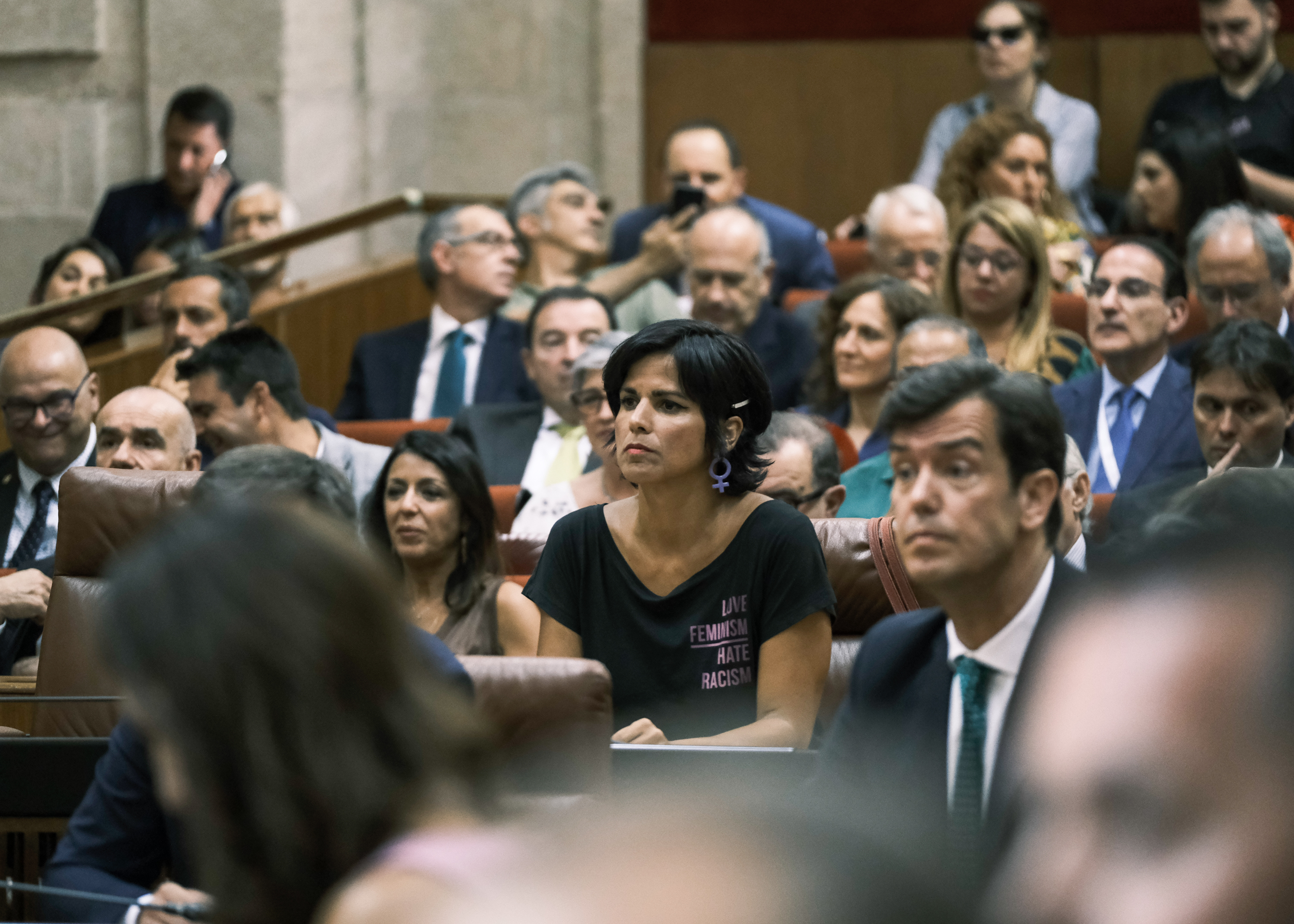  Teresa Rodr�guez en la sesi�n constitutiva de la XII Legislatura