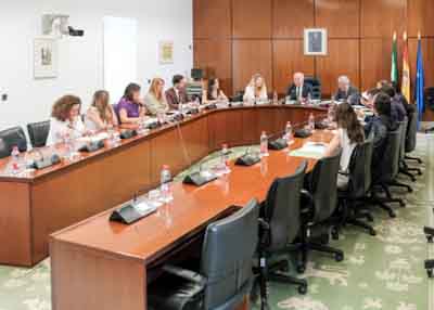 Imagen de la sesin de la Junta de Portavoces del 18 de julio de 2022  
