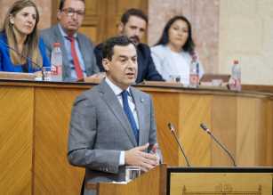  Intervenci�n inicial de Juan Manuel Moreno en el debate de investidura