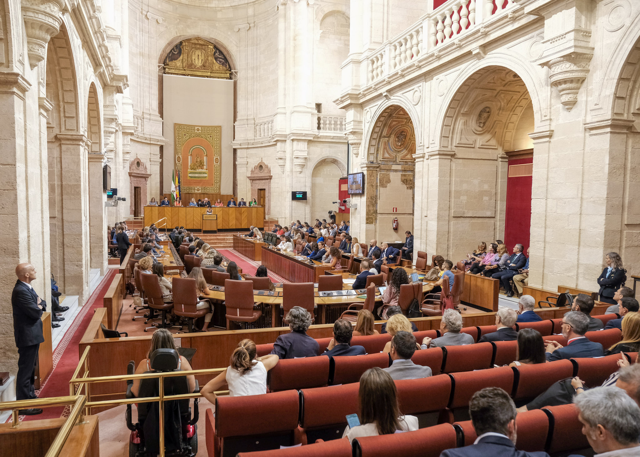  Imagen del Pleno durante la sesin de investidura del 21 de julio de 2022