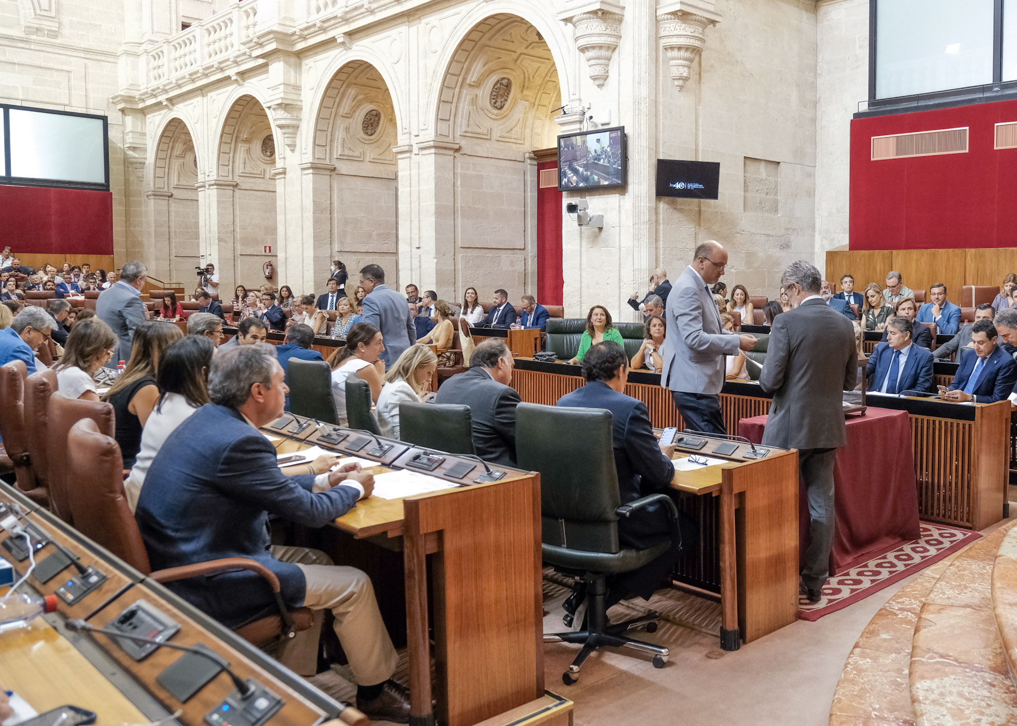  Los diputados votan en urna a los senadores por designacin autonmica