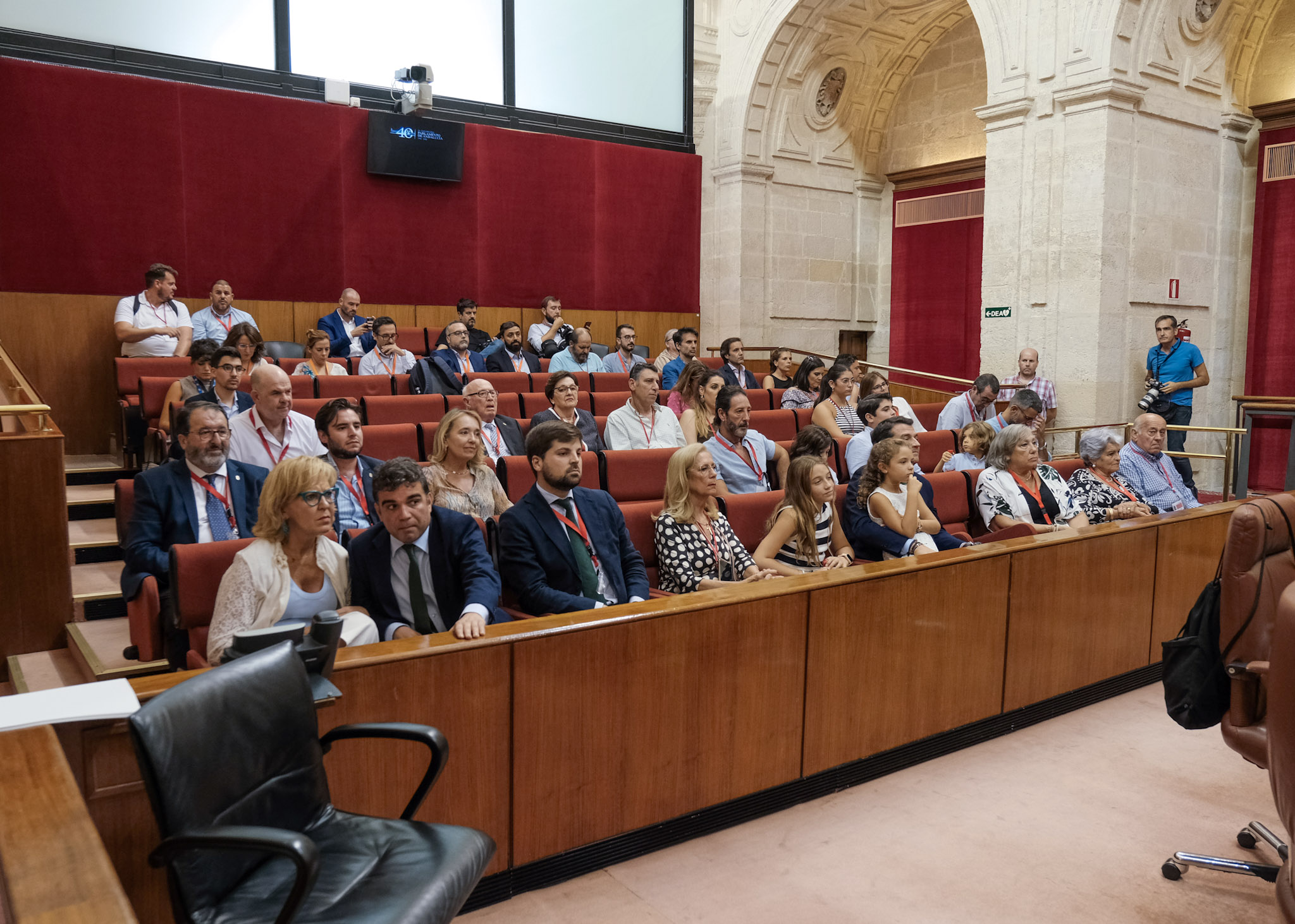  Tribuna de pblico en la sesin de hoy