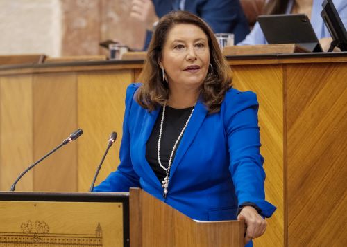  Carmen Crespo, consejera de Agricultura, Pesca, Agua y Desarrollo Rural, responde a la interpelacin en materia de sequa