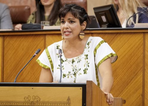  Teresa Rodrguez defiende la posicin del Grupo Mixto-Adelante Andaluca en el debate sobre la convalidacin del decreto-ley sobre los conciertos educativos
