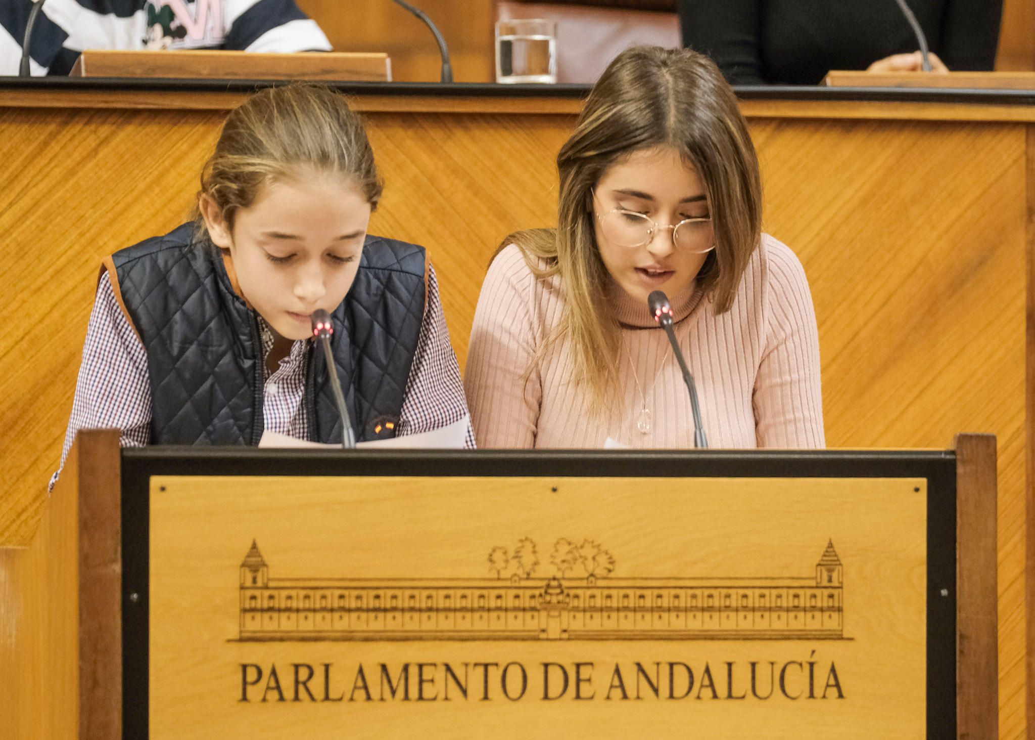  Exposicin de sus propuestas al Pleno por parte de dos diputadas representando a su centro escolar