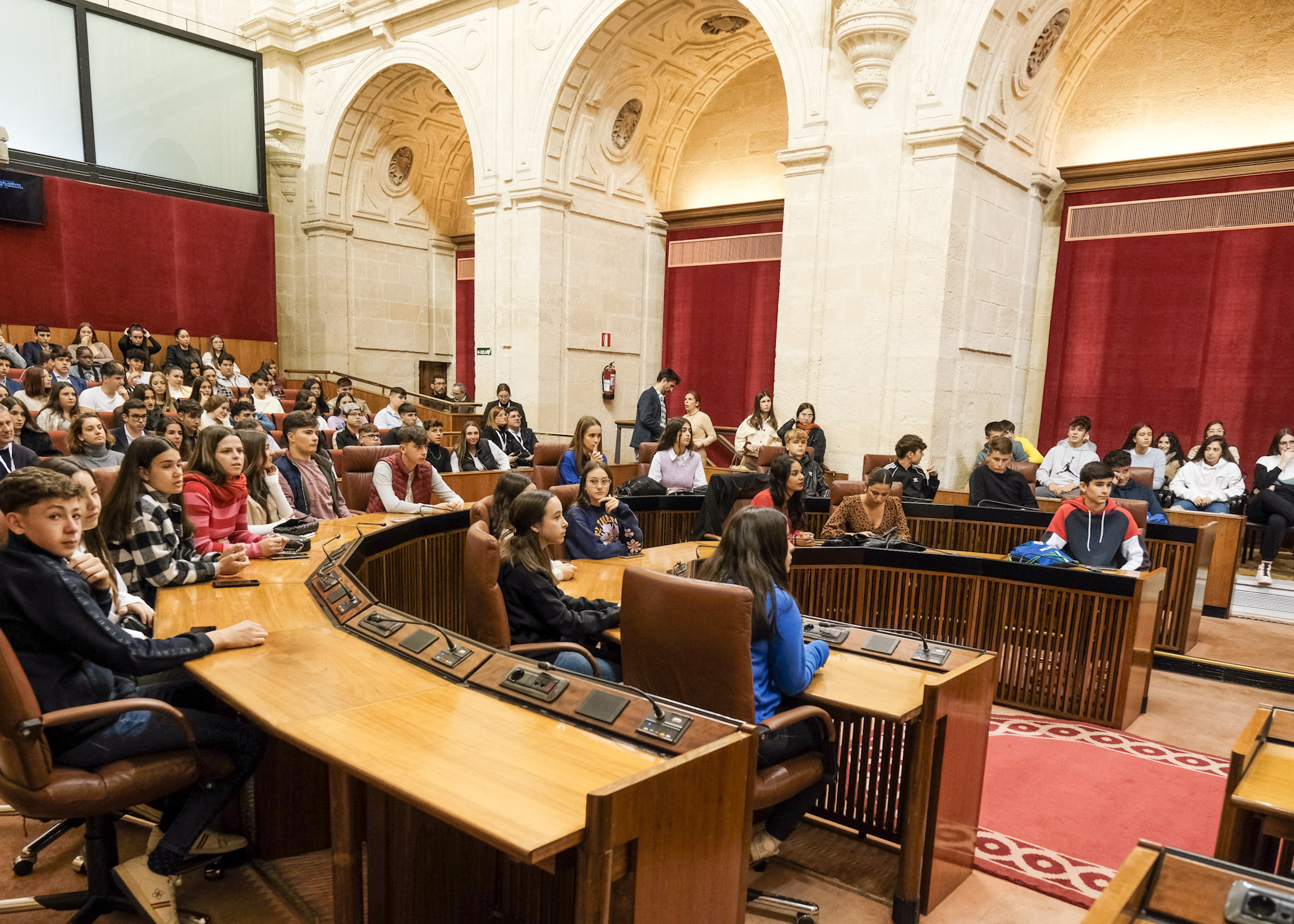  Saln de Plenos durante el acto de las XXII Jornadas de Educacin en Valores de la Asociacin Escuelas Cultura de Paz. 