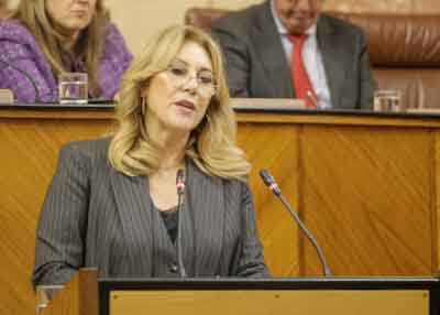  Carolina Espaa, consejera de Economa, Hacienda y Fondos Europeos, presenta  ante el Pleno el Proyecto de Ley del Presupuesto de la Comunidad Autnoma de Andaluca para el ao 2023  