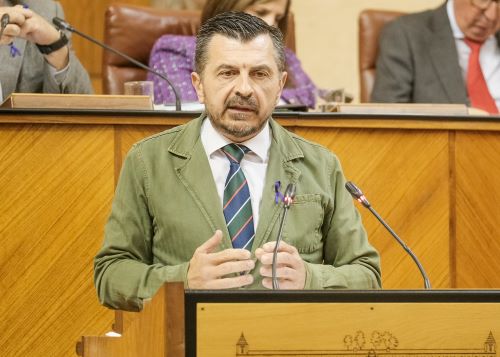 El portavoz del G.P. Popular Andaluz, Antonio Martn, interviene en el debate de totalidad del proyecto de ley del presupuesto 
