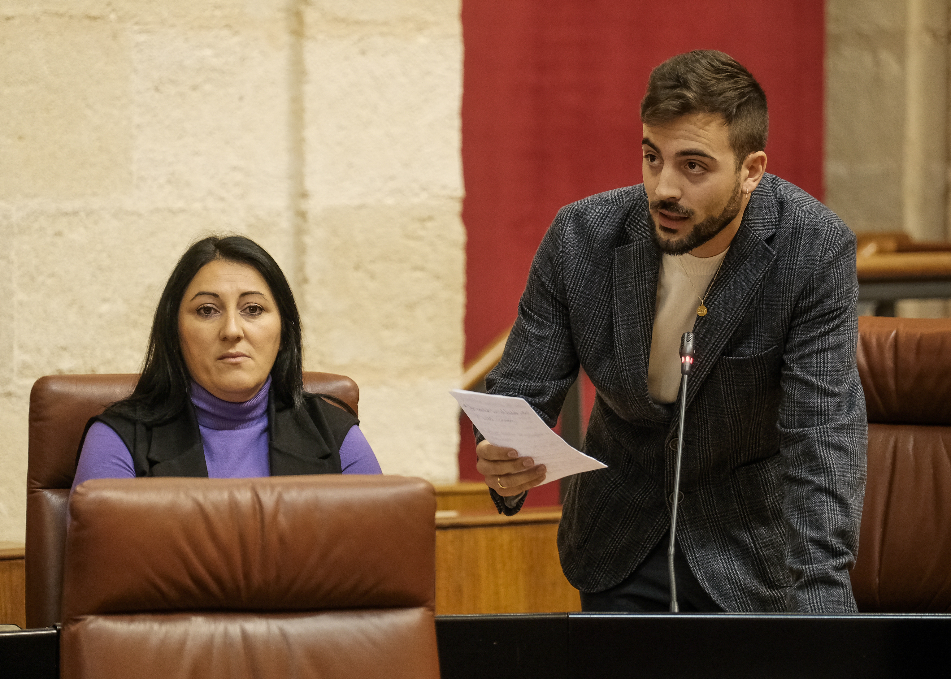  Jos Manuel Gmez, del G.P. Por Andaluca, pregunta sobre las consecuencias del colapso en las solicitudes del bono joven 