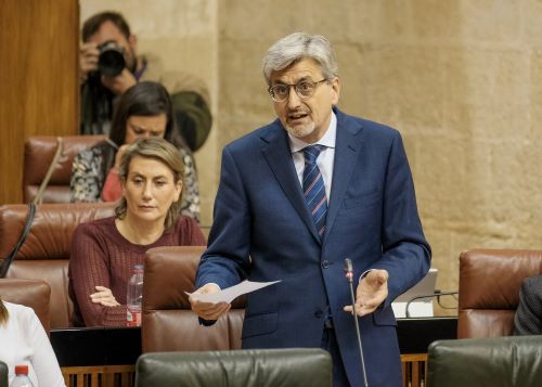 El diputado del Grupo Socialista Jos Aurelio Aguilar pregunta sobre las medidas en Andaluca contra el blanqueo de capitales 