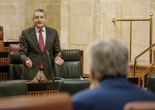 Antonio Sanz, consejero de la Presidencia, responde a la cuestin 