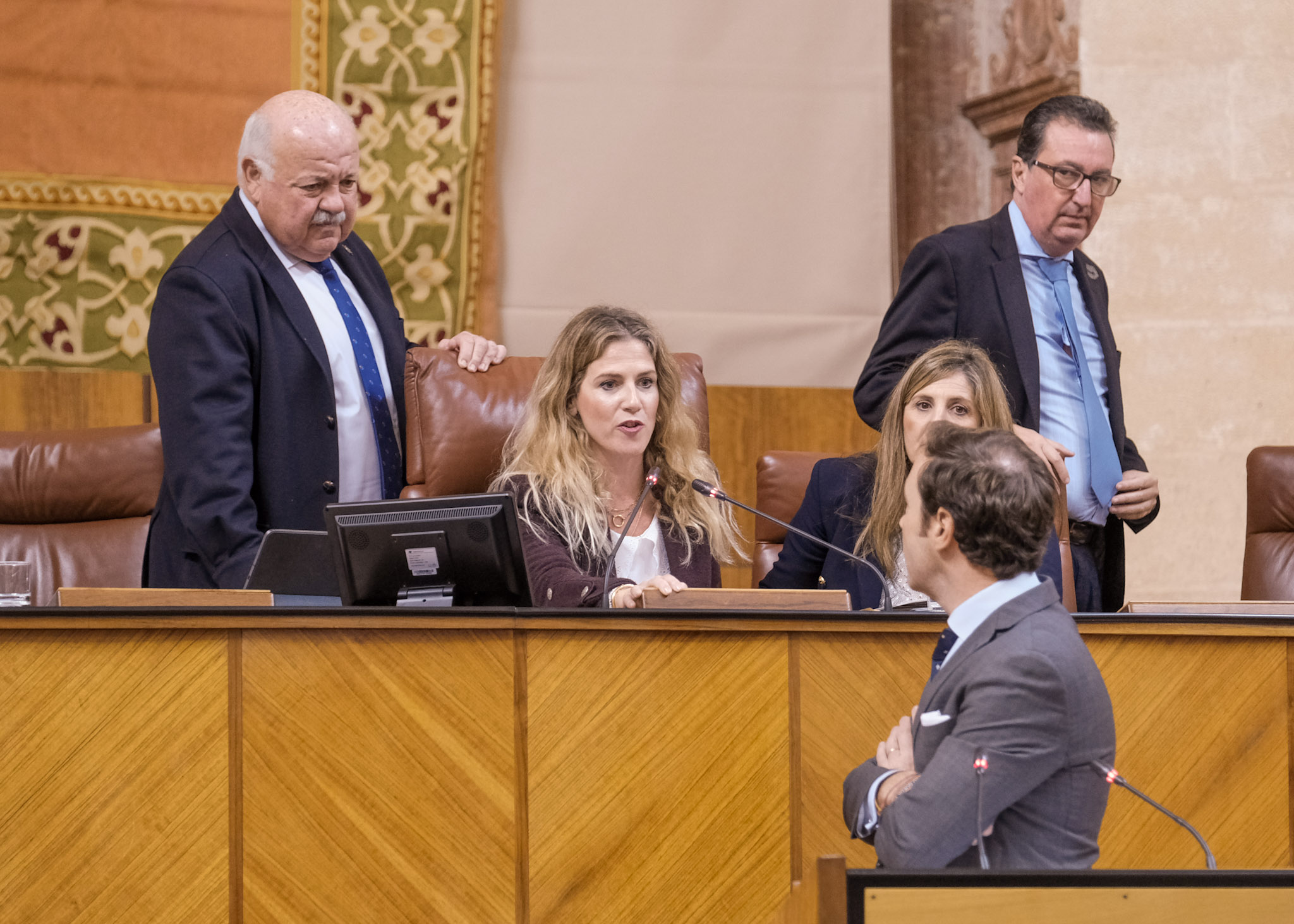 Un momento de la intervencin del diputado Javier Corts 