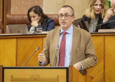 Manuel Santiago Bonilla, del Grupo Parlamentario Popular, interviene en el debate de totalidad para posicionar a su grupo 