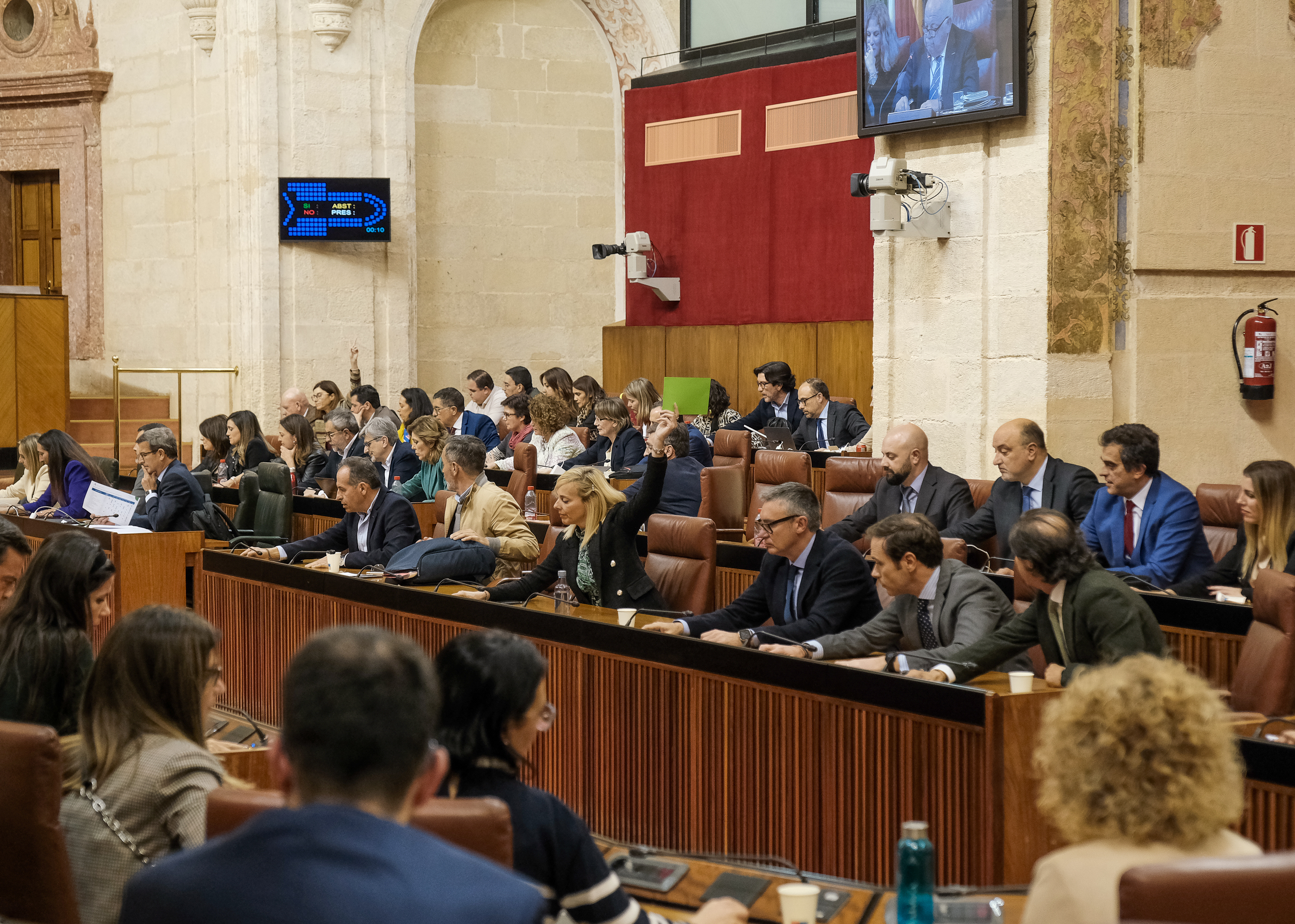 Votacin de la enmienda a la totalidad del Proyecto de Ley por la que se aprueba el Plan Estadstico y Cartogrfico de Andaluca 2023-2029 