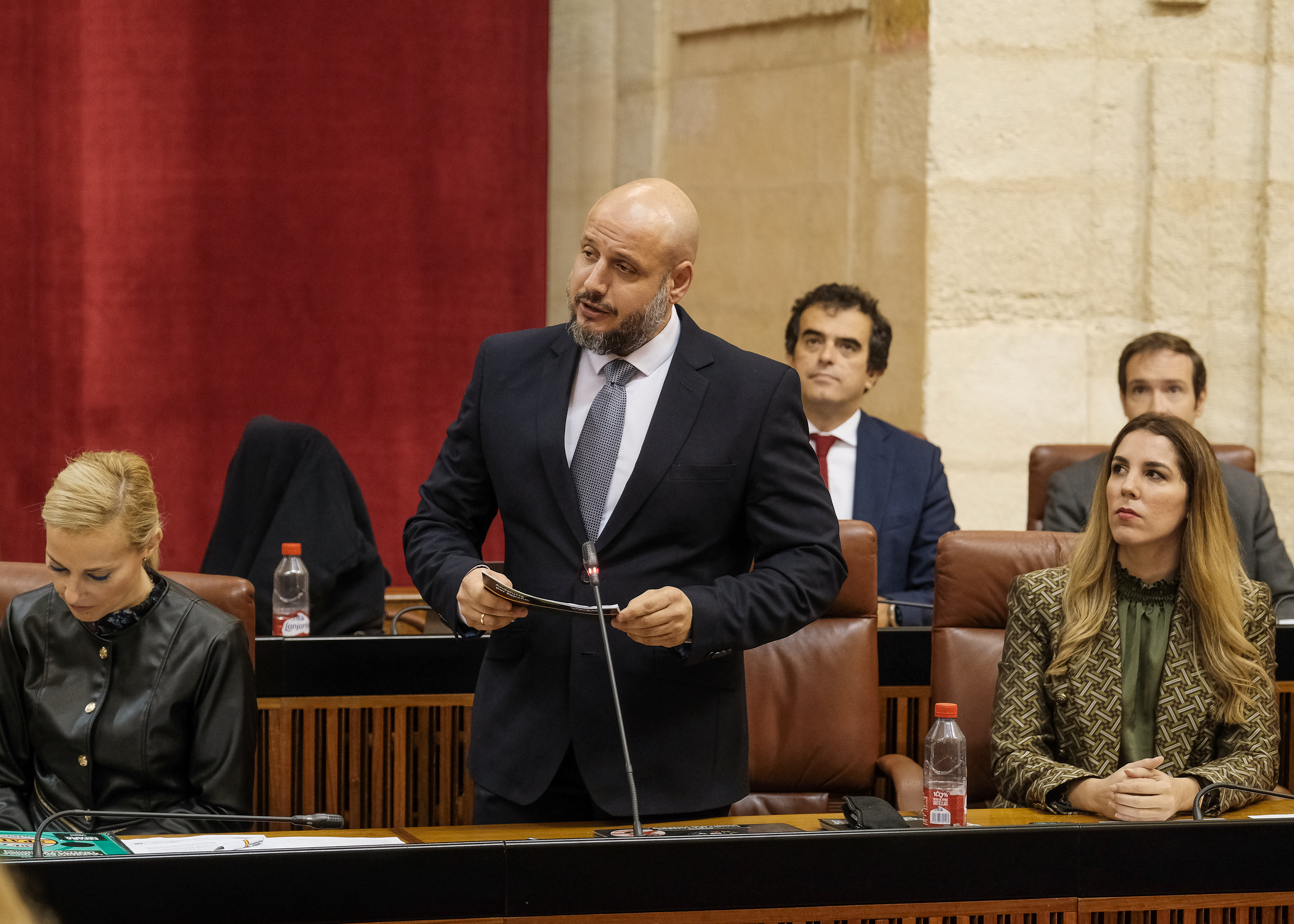 Rodrigo Javier Alonso, del G.P. Vox, pregunta a la consejera de Agricultura sobre el sector del olivar en Andaluca 