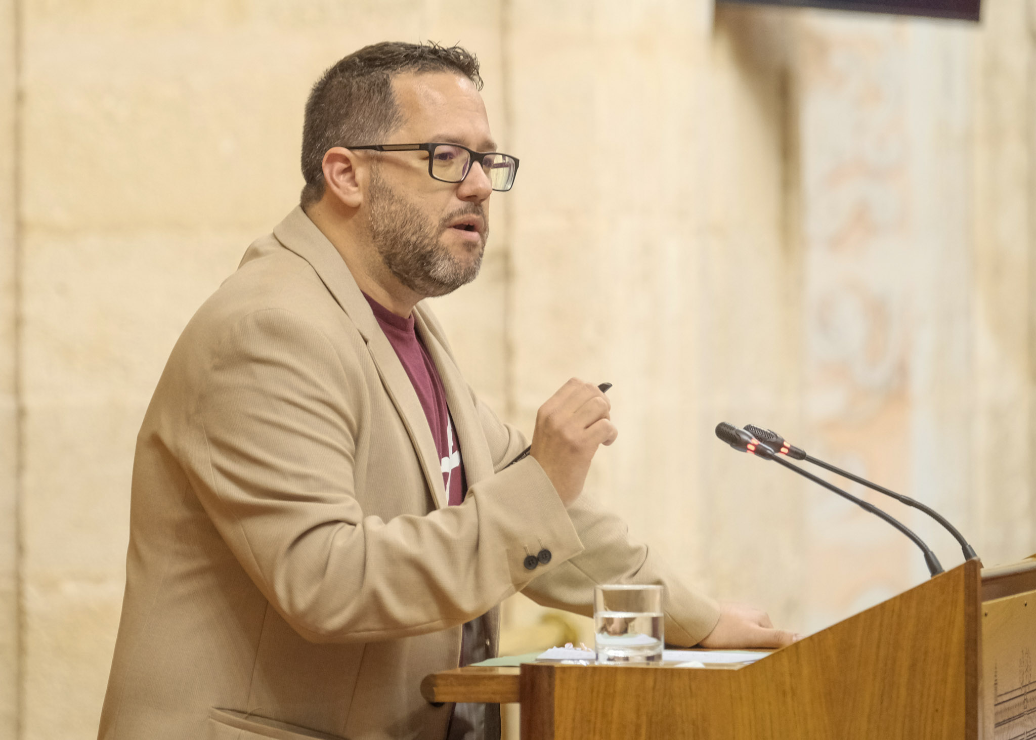   Jos Ignacio Garca defiende la proposicin no de ley del Grupo Parlamentario Mixto-Adelante Andaluca relativa a la creacin de supermercados pblicos