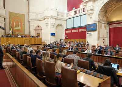 Otra perspectiva del Pleno durante la votacin del proyecto de ley 