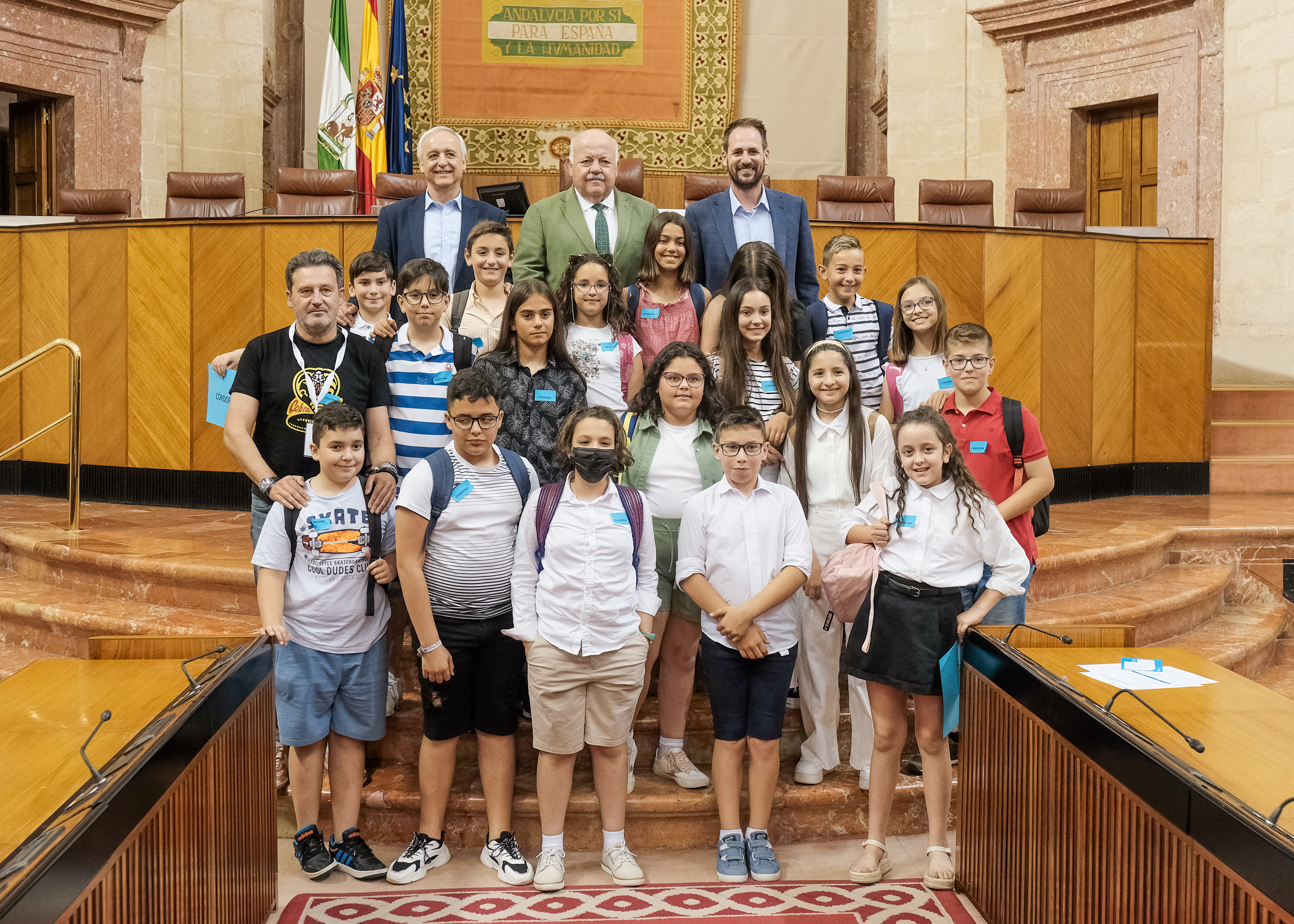   Representacin de Crdoba en el acto Diputados por un da 