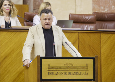 Para fijar la posicin del Grupo Parlamentario Por Andaluca interviene Juan Antonio Delgado, portavoz adjunto 