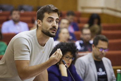 Jos Manuel Gmez, del G.P. Por Andaluca, formula una pregunta relativa a bono joven alquiler 