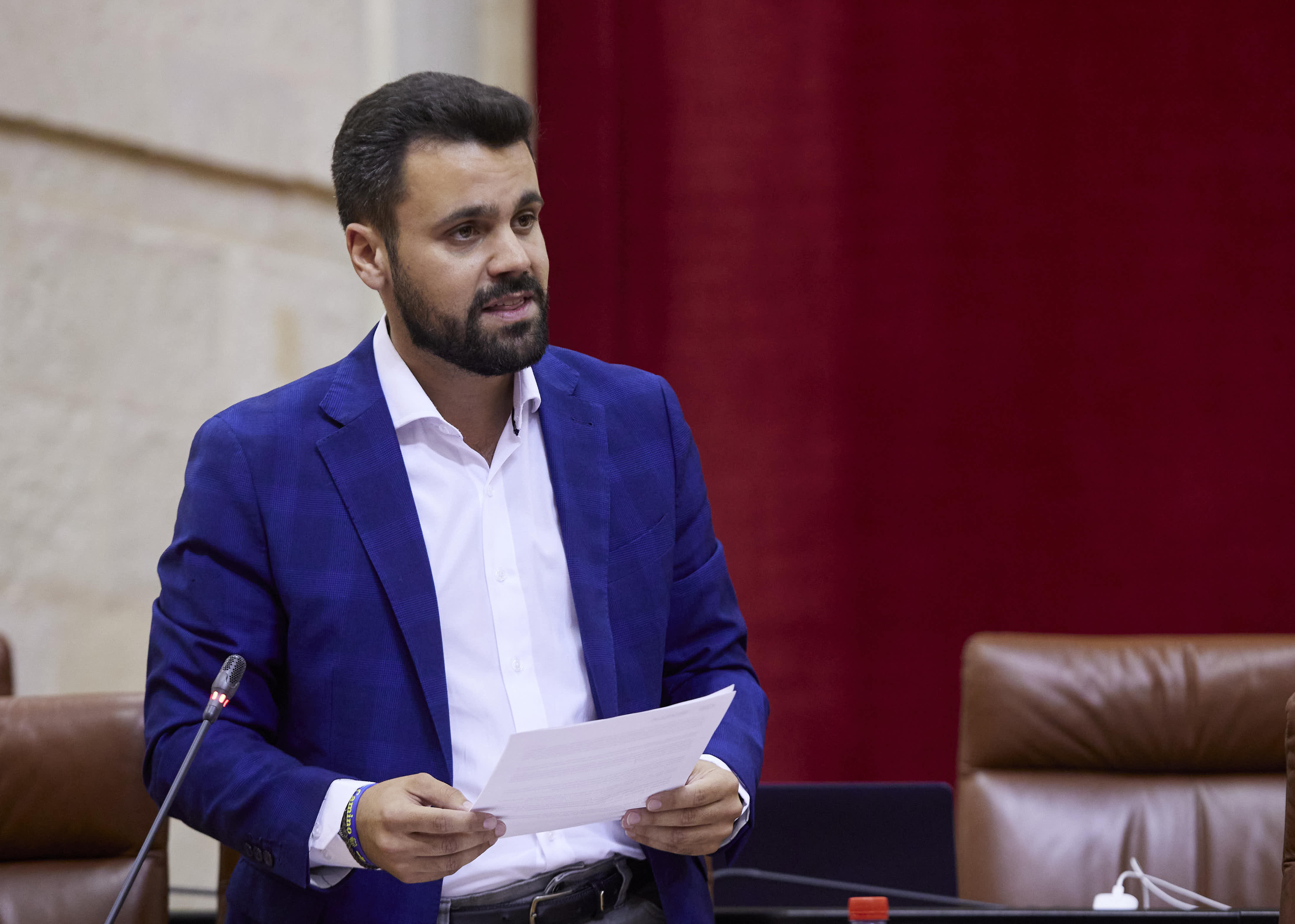 El diputado del Grupo Popular Jos Ricardo Garca pregunta sobre el partido judicial de Coria del Ro, Sevilla 