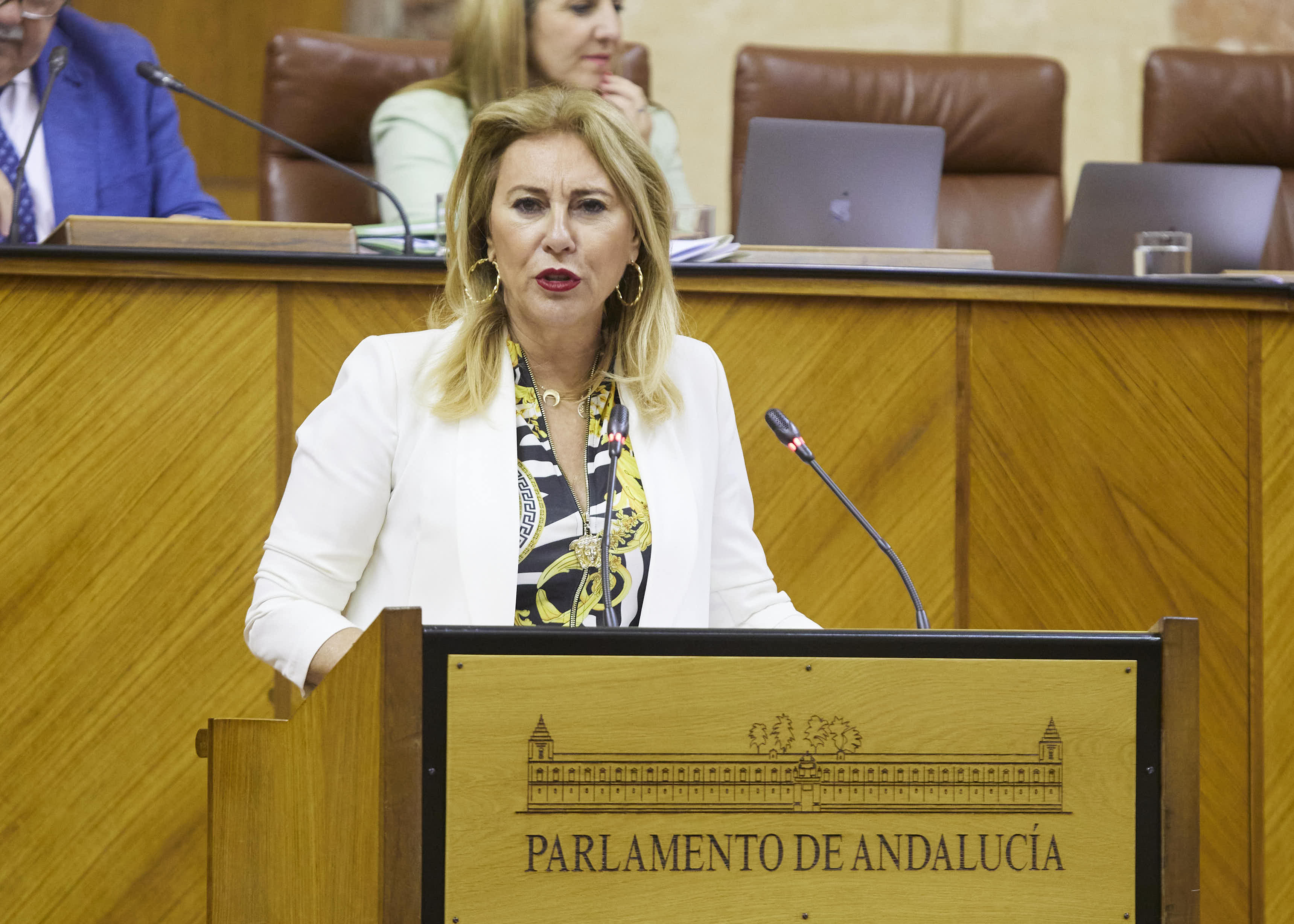  La consejera de Economa, Hacienda y Fondos Europeos, Carolina Espaa, informa sobre diversos aspectos relacionados con la gestin de los Fondos Europeos