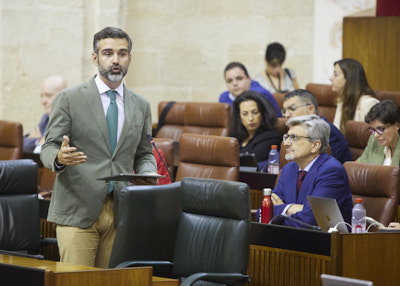 Ramn Fernndez-Pacheco, portavoz de la Junta de Andaluca y consejero de Sostenibilidad, Medio Ambiente y Economa Azul 