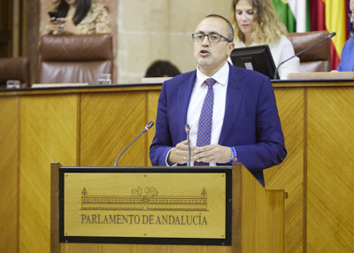  Por el Grupo Popular, Manuel Santiago Bonilla defiende una proposicin no de ley relativa a apoyo a la revisin del reglamento de la Red Transeuropea de Transporte Ferroviario   