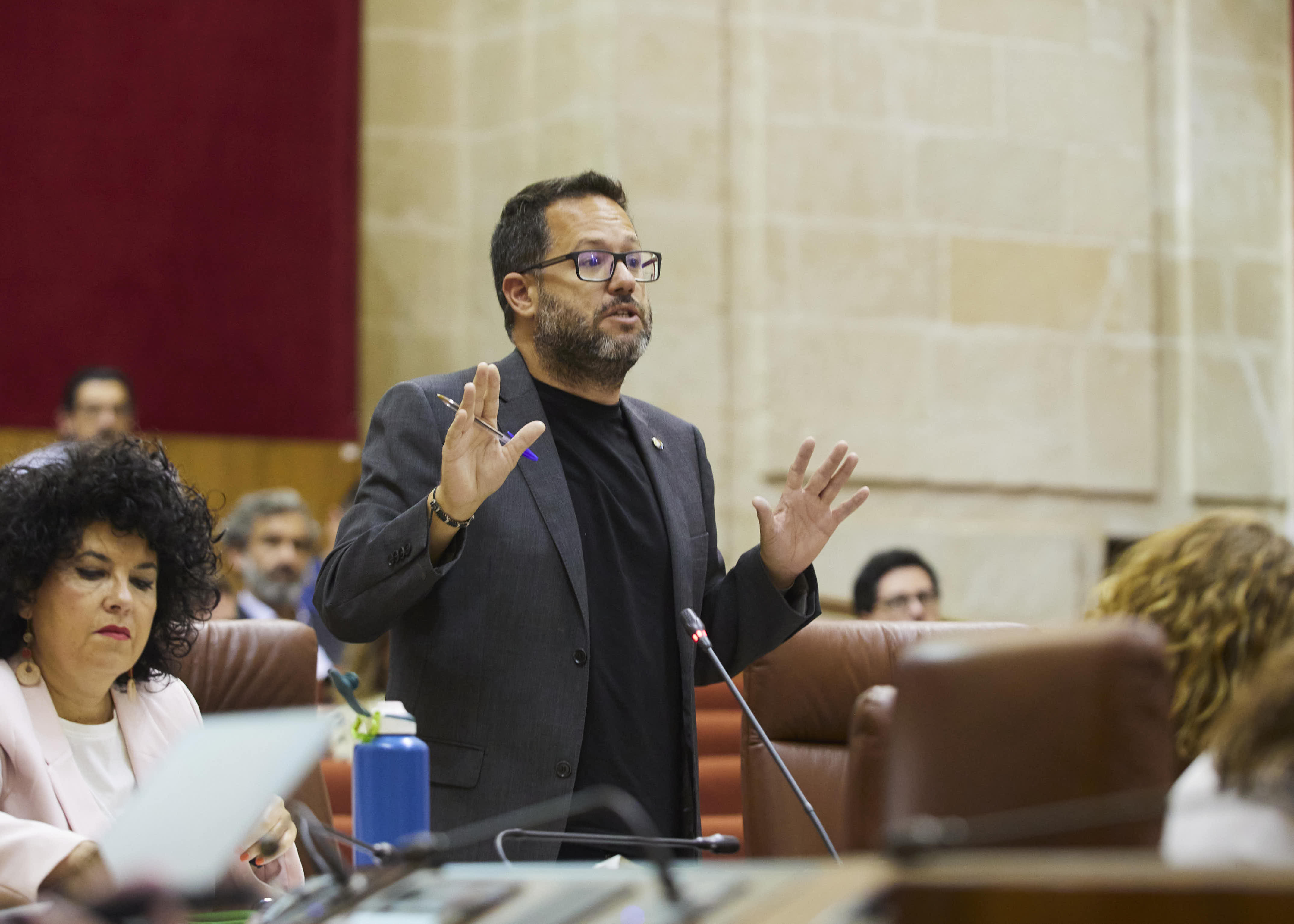  Jos Ignacio Garca, portavoz del Grupo Mixto Adelante Andaluca, se dirige al presidente de la Junta de Andaluca