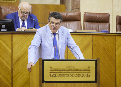  Rafael Segovia, del Grupo parlamentario Vox en Andaluca, defiende una proposicin no de ley relativa a apoyo frente a la actual crisis de la asistencia sanitaria en la Atencin Primaria andaluza